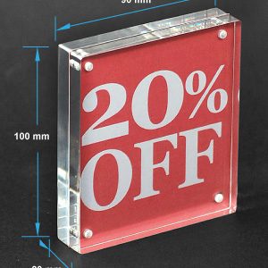 MAGNETIC ACRYLIC POS