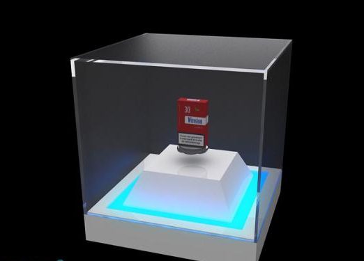 levitation display stand for tobacco display