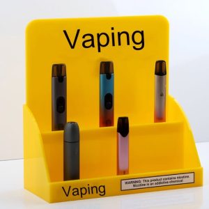 Custom disposable vaping display stand