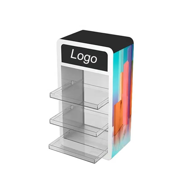 Printing smoke shop countertop acrylic display rack