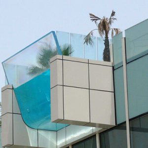 Bespoke Acrylic Plexiglass swimming pools